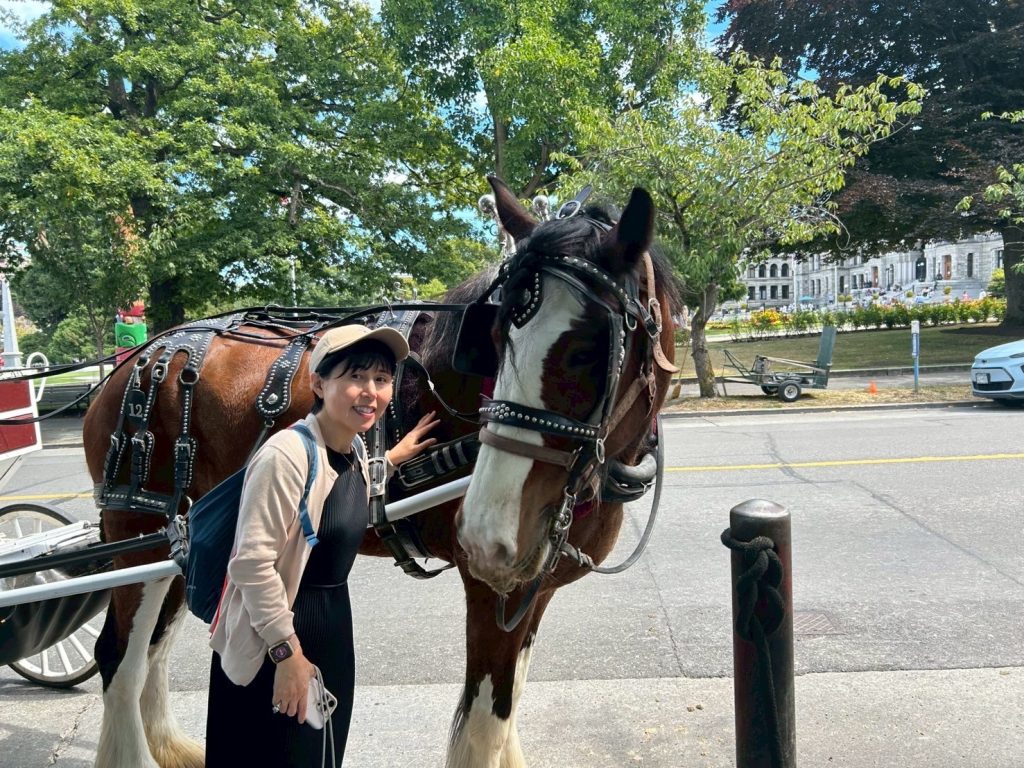 2か国×シニア留学。ビクトリアでの同世代仲間との出会いが英語学習のモチベーションに・街に馬車が