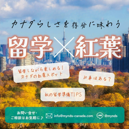 MYNDS‐秋のカナダ留学特集